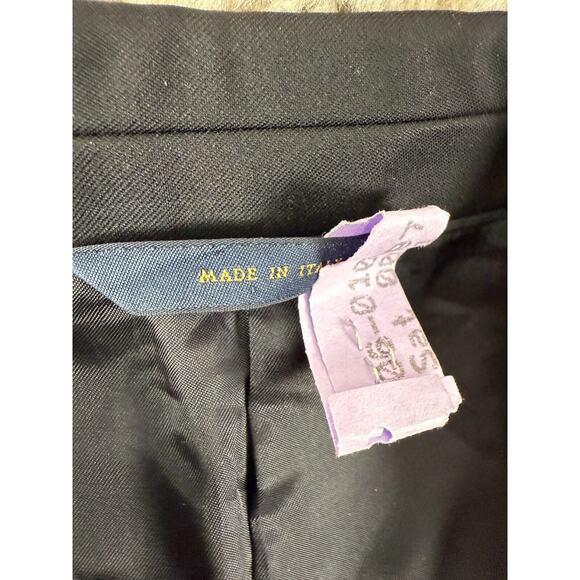 Brooks Brothers Mens Size 41L/35 100% Wool Blazer Jacket Black Long Sleeve - Picture 7 of 11